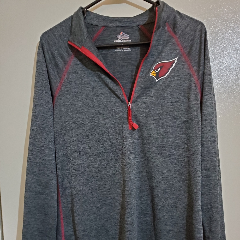 Woman's Cardinals Majestic Dri Fit Sweater